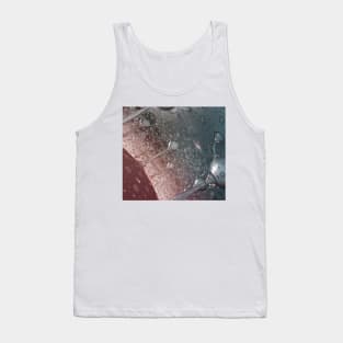 Science Fiction Style Fractal Print Tank Top